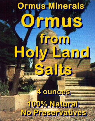 Ormus Minerals -Ormus from Holy Land Salts