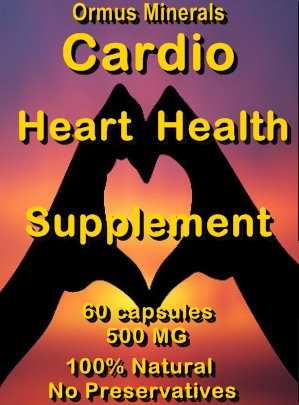 Ormus Minerals Cardio Heart Health Supplement 